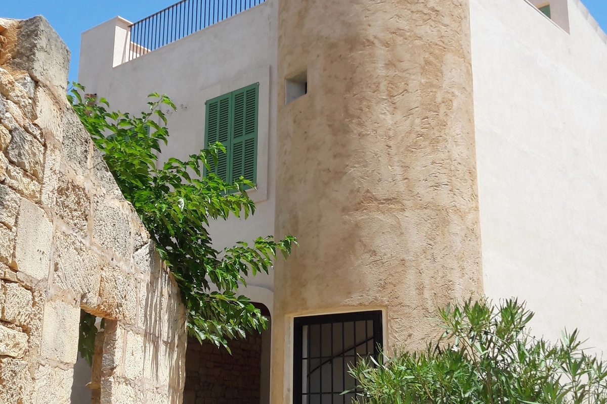 Architect Mallorca conversion village house Santanyi tower, Santanyi