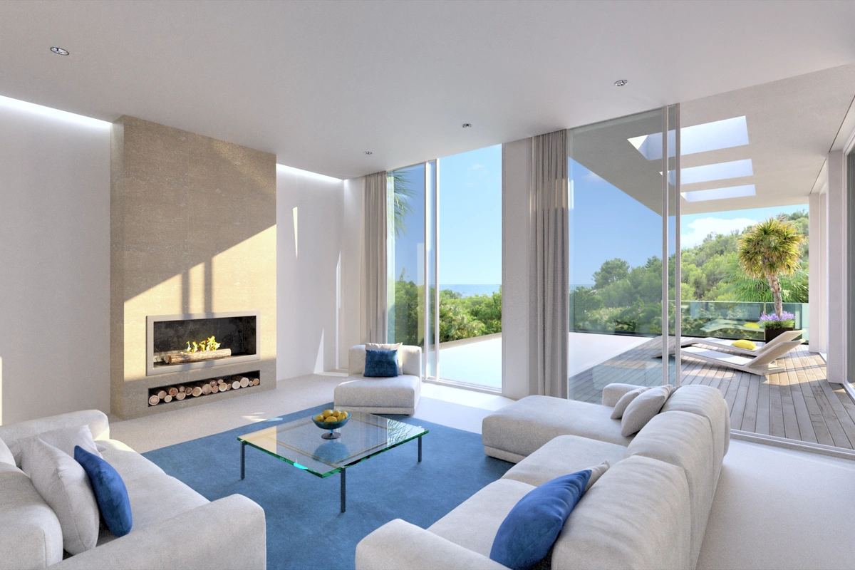 Architect Mallorca Costa den Blanes New construction Living area, Costa den Blanes Neubau