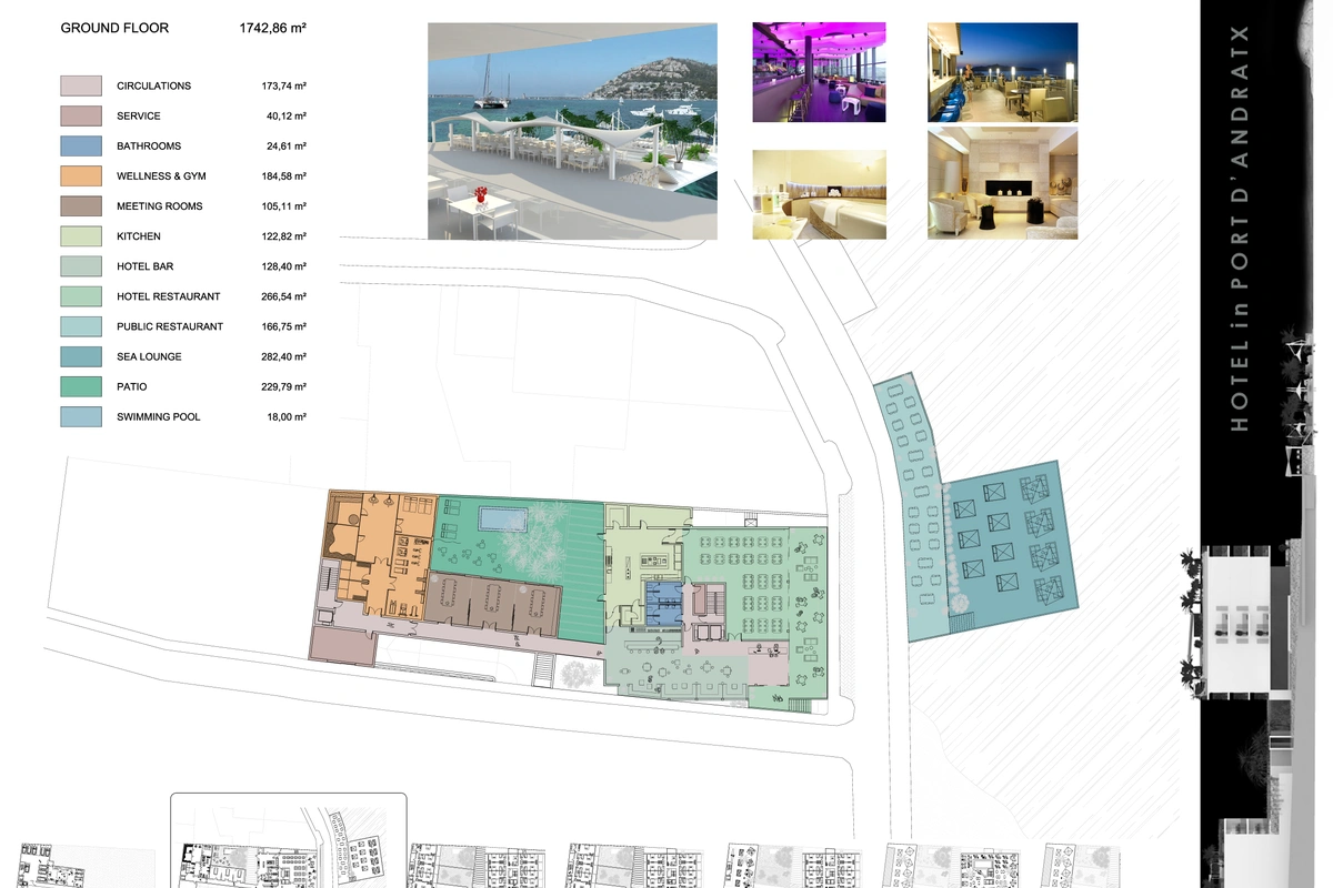 architecture mallorcahotels-simulationgroundfloor, Port Andratx Hotel