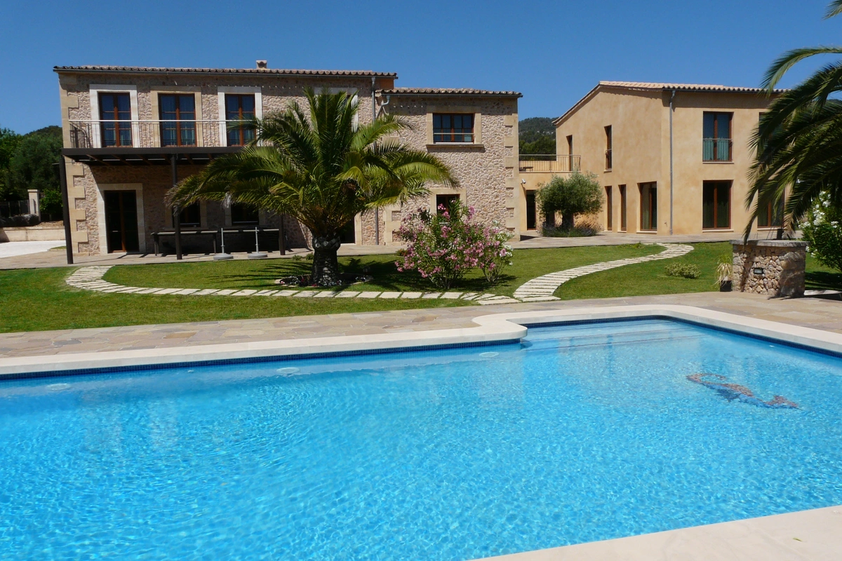 Architekt Mallorca finca rustica mit Pool, Es Raiguer 1